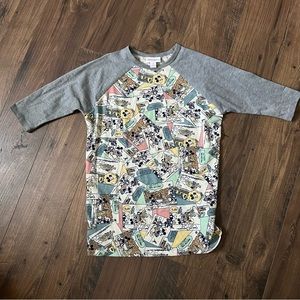 Girls LuLaRoe Mickey Mouse top